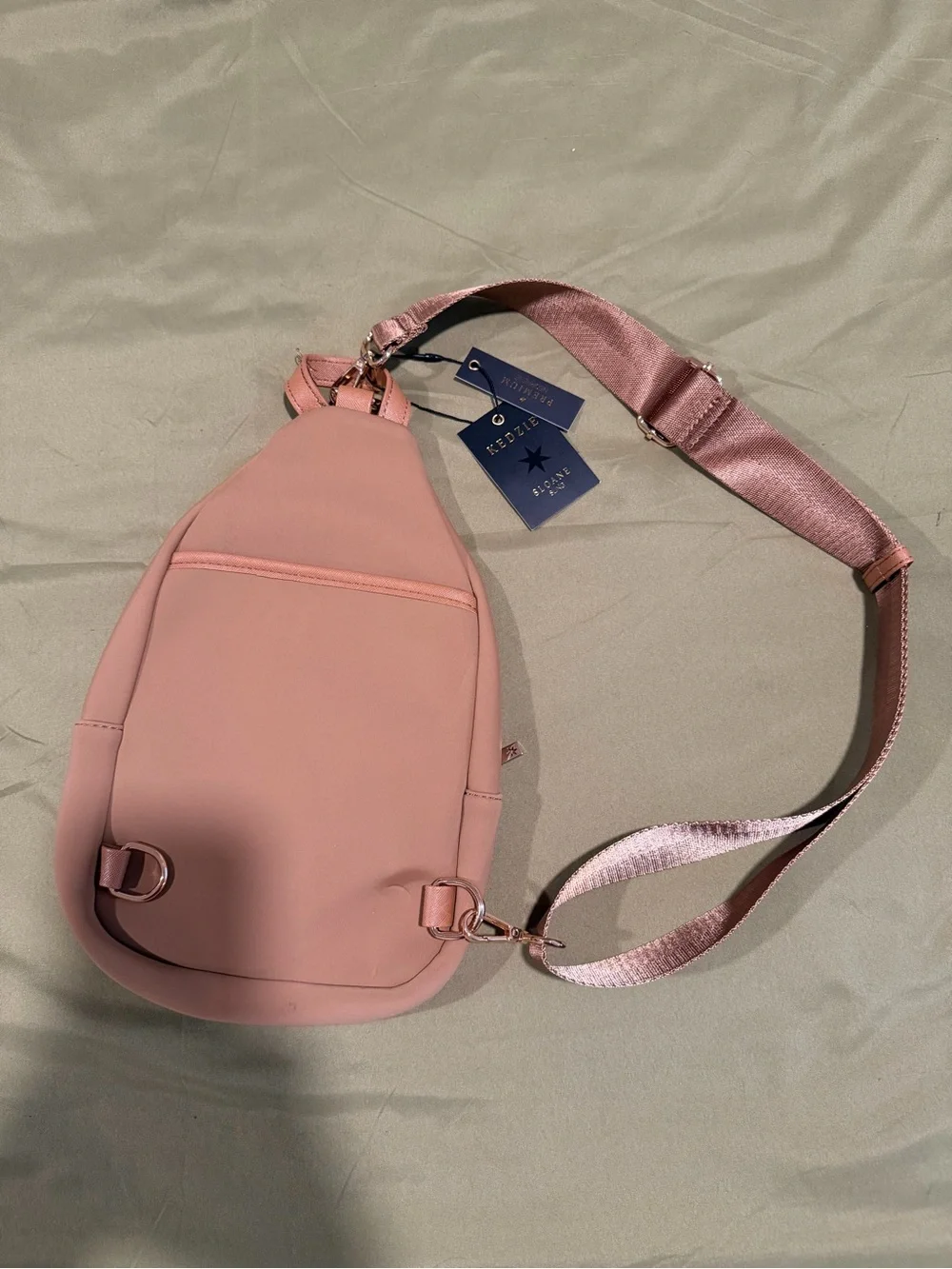 Tan Sling Crossbody Bag